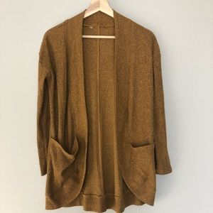 mustard yellow cardigan